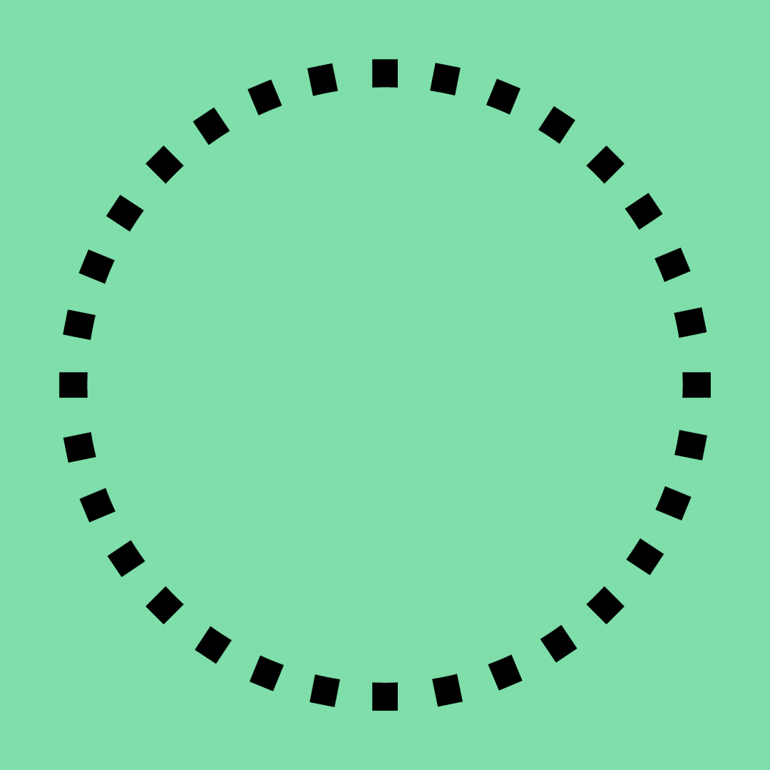 graphic circles transitioning one after the others