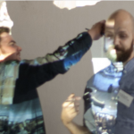 LaTD 2014 2 presenters with images projected onto them